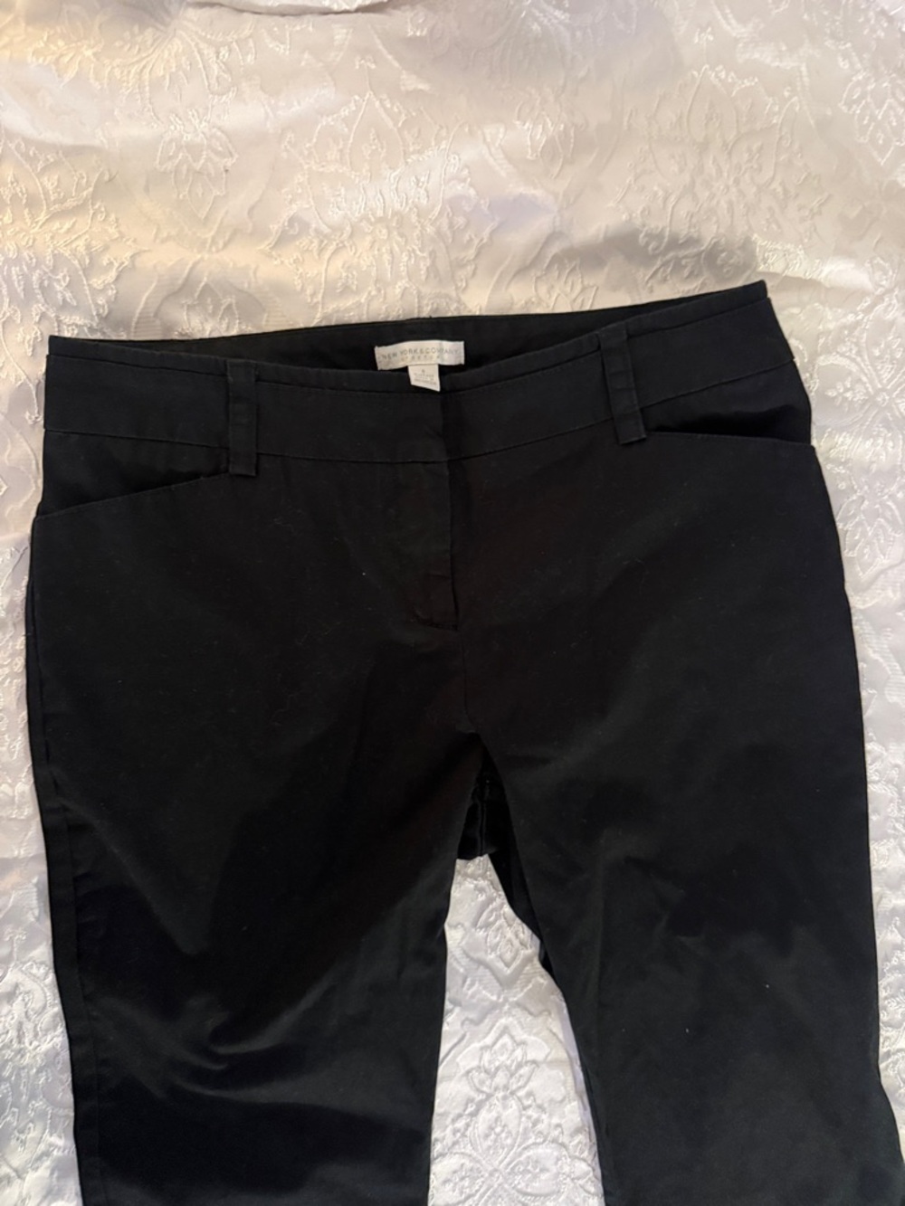 New York & Company Stretch Black Dress Pants size 6